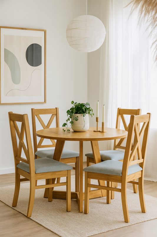 Juego Comedor Toscana 4 Sillas
