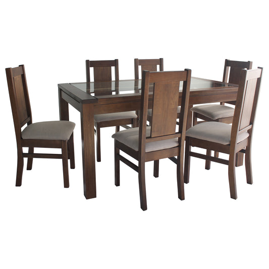 Juego Comedor Sisal 6 sillas