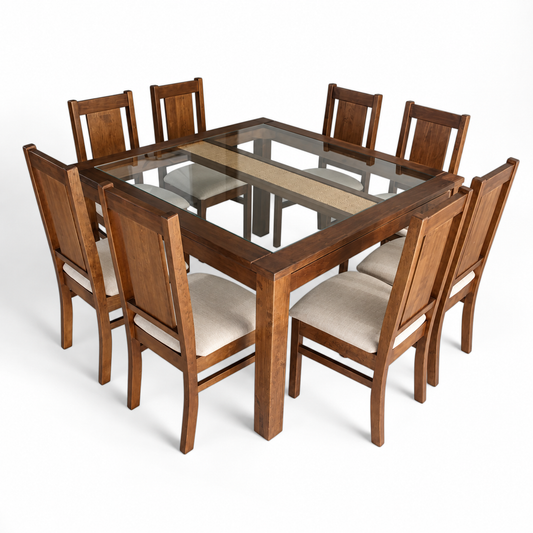Juego Comedor Sisal 8 sillas