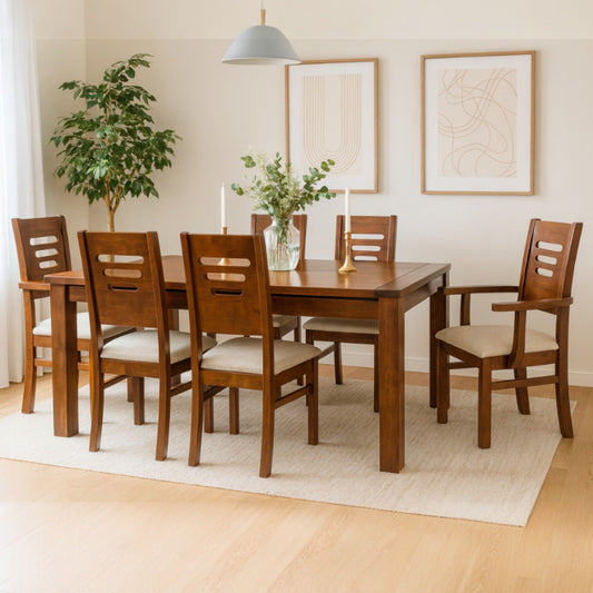 Juego Comedor Verona 4 sillas + 2 sitiales