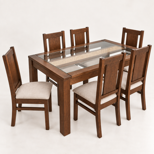 Juego Comedor Sisal 6 sillas