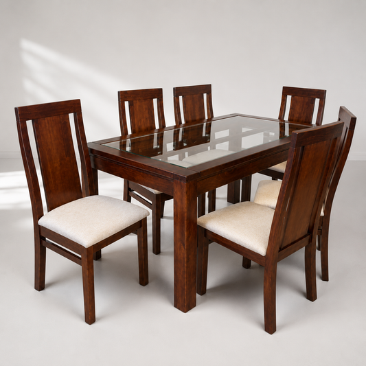 Juego Comedor Milán 6 sillas