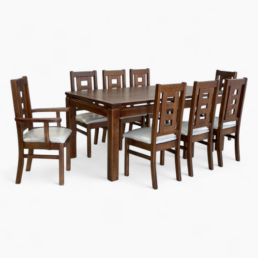 Juego Comedor Roma 6 Sillas + 2 Sitiales