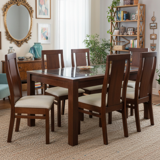 Juego Comedor Milán 6 sillas