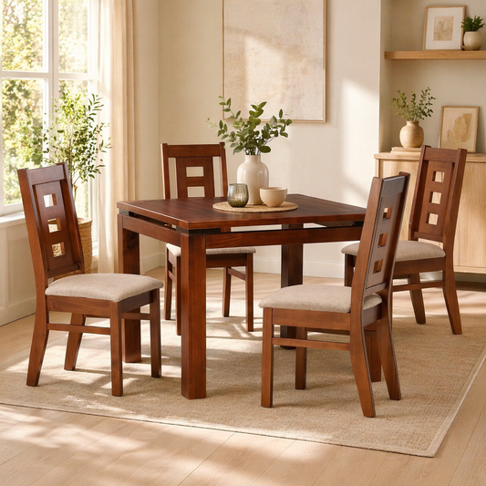 Juego Comedor Roma 4 sillas