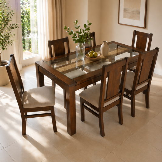 Juego Comedor Sisal 6 sillas