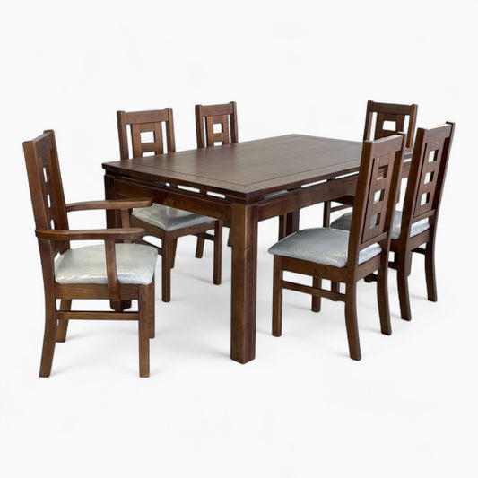 Juego Comedor Roma 4 sillas + 2 Sitiales