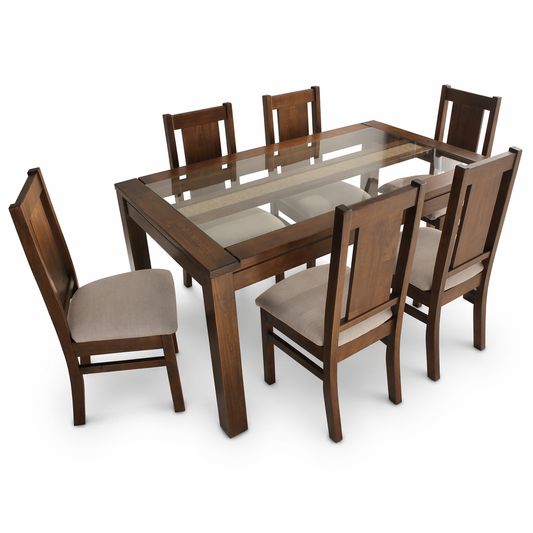 Juego Comedor Sisal 6 sillas