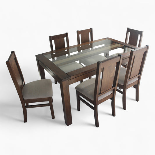 Juego Comedor Sisal 6 sillas