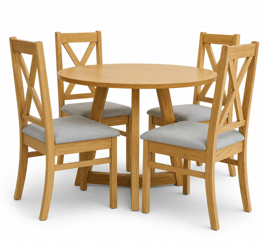 Juego Comedor Toscana 4 Sillas